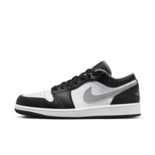 耐克 Air Jordan 1 Low 男子篮球鞋 553558-040 - 黑/灰 - 查看 2
