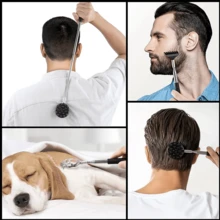 Máy mát xa lưng có thể thu gọn với 3 đầu mát xa có thể tháo rời, dùng được cho cả nam và nữ, đầu mát xa hai mặt/hình móng vuốt/hình cào, món quà Giáng sinh tuyệt vời. - Nhiều màu - Xem 11