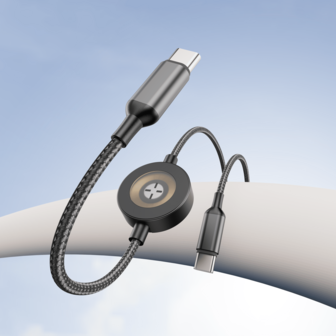 Bonola 60W Fast Charging Cable Watch Charger Type C To C 1.2M For Galaxy S25 Ultra/S25/S23/S22/S21, For Galaxy Watch Ultra/7/6/5/4 Durable Braided Data Line