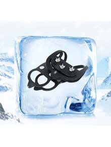 1 Pair Outdoor Winter 5-Tooth Ice Cleats, Anti-Slip Snow Traction Crampons For Walking, Hiking, Climbing, Ice And Snow Surface Traction Shoe Covers Insulation, Galentines, Puppy, Carnival, Shoe, Spring Summer Picks, Brides Maid Gifts, Room, Bedroom Decor, Bedroom Decor, Beach, Travel, For Men, For Women, Vacation,Women's Day,Travel Essentials,Wedding Favours,Y2k,Bedroom,Car Accessories Women,Kitchen Deccorbeach,Summer,Vacation,Holiday,Travel Essential,Going Out Tops,Household Items - Multicolor - View 4