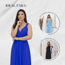 Women Dresses - Royal Blue - View 5