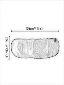 1 pieza Chal de piel sintética de unicolor con botón de perla, versátil para vestido de novia, boda, fiesta, uso diario, Halloween, decoración navideña - Blanco - Ver 6