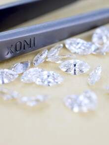 1 Pc Marquis Lab-Grown Diamond, 0.05ct-0.3ct. Color: D-E. Clarity: VS-VVS. Suitable For Jewelry Making And Holiday Gifts. - Clear - View 5