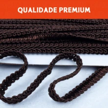 NYBC Trimming - 10mm Ribbon - 20 Meter Roll, Various Colors - 91 - Coffee Brown - 294 - View 3