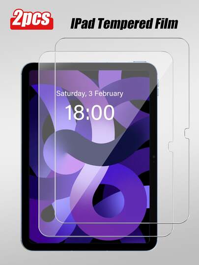 2片/套，适用于第9代（10.2英寸）/第10代（10.2英寸）、Mini 2024/2025（A16）等型号，防水、防指纹、高清钢化玻璃屏幕保护膜，高清显示，保持原色，高硬度材料防撞，高级粘合剂，易于安装。