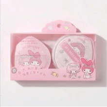 Miniso 三丽鸥 Hello Kitty 可爱卡通超大糖果气垫粉底套装（2 个装+收纳盒），柔软亲肤，完美遮瑕，适合日常妆容和旅行（1 个装） - 彩色 - 查看 8