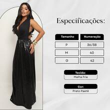 Long Dress Multi-Shapes Tie Bridesmaid Wedding Bride Graduation Various Shapes Feminine Party Glamour - 黑色亮片 - 查看 3