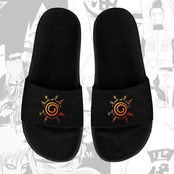 CHINELO SLIDE N A R U T O - Coleção - Nove caudas/Akatsuki/ANBU/Uchiha/Gaara/Itachi/Sharingan