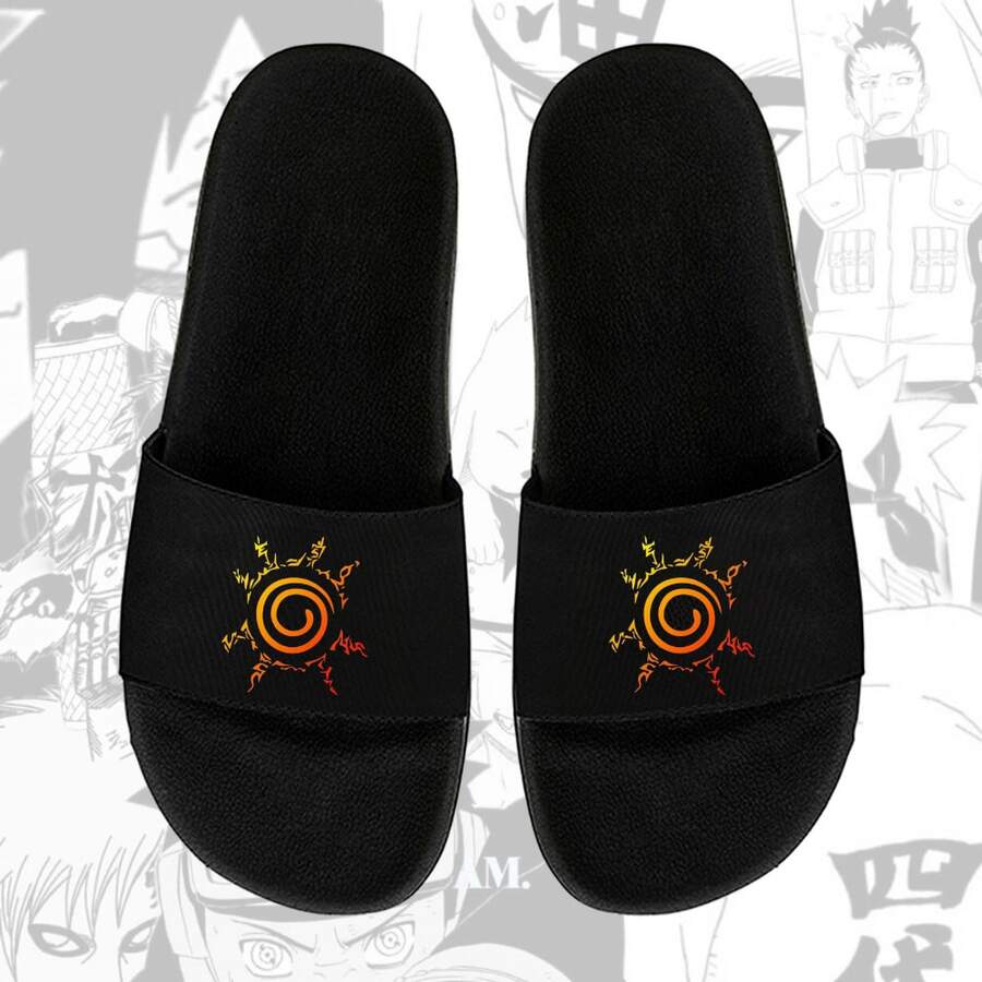 CHINELO SLIDE N A R U T O - Coleção - Nove caudas/Akatsuki/ANBU/Uchiha/Gaara/Itachi/Sharingan