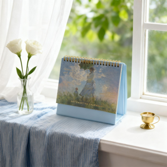 1 Pieza de Calendario de Escritorio 2026 Pintura Vintage de Óleo Calendario de Escritorio con Páginas Interiores de Color y Notas Adhesivas Calendario Mensual Volteable Adecuado para Planificación Diaria en el Hogar, Oficina y Escuela 19 * 17.5cm, Planificador Diario, Organizador del Hogar, Organizador de Moda, Calendario de Arte, Textura de Alta Gama, Páginas de Libro Duraderas, Bloc de Notas Adhesivas, Planificador, Profesional