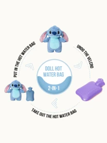 毛绒史迪奇热水袋——舒适收藏品，保暖舒适，是送给粉丝、儿童、青少年和女性的理想礼物，非常适合冬季使用，有助于放松身心、缓解疼痛，也是可爱的家居装饰和旅行伴侣，适合睡前、办公和学校使用，是生日、圣诞节、情人节的独特礼物，时尚又有趣的保暖方式。 - 新史迪奇 - 查看 8