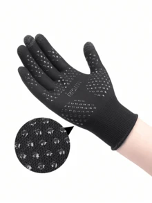 2 đôi găng tay cảm ứng co giãn họa tiết chữ cái, thiết kế kín ngón, unisex, chống gió, chống nước, giữ ấm, nhẹ, thích hợp cho lái xe, đi xe máy, đạp xe, chạy bộ và các hoạt động ngoài trời, găng tay thoáng khí điều khiển cảm ứng đầu ngón tay cho mùa xuân thu, phụ kiện lái xe hàng ngày thời trang, món quà lý tưởng cho gia đình và bạn bè vào dịp sinh nhật, Giáng sinh và năm mới. - Nhiều màu - Xem 7