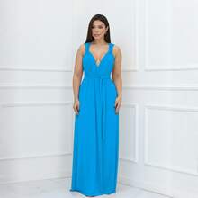 Women Dresses - Blue - View 1