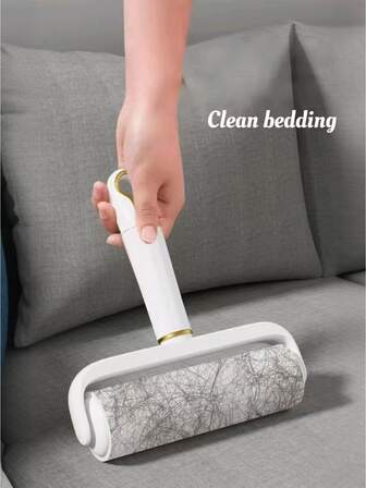 1 pieza Quitapelusas de lujo, rodillo quitapelusas lavable, herramienta para eliminar el cabello, cepillo quitapelusas lavable para alfombra, abrigo, polvo