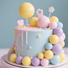 Assorted Size Mixed Cake Decorating Tools, Vibrant Color Combination Suitable For Various Sized Cake Balls And Foam Decorations - Essential For Wedding, Birthday, Thanksgiving, Christmas, Halloween Baking - Multicolor - View 7