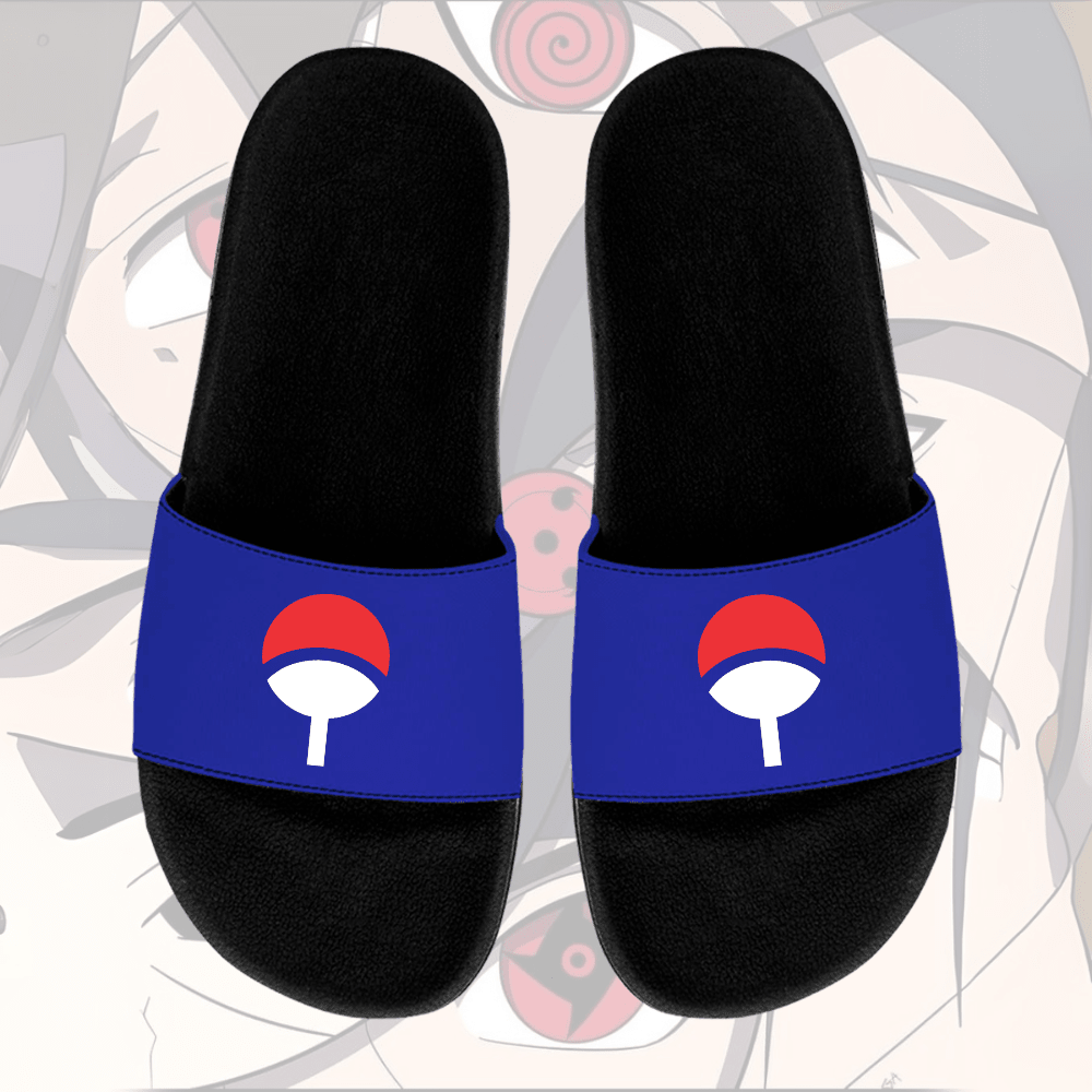 CHINELO SLIDE N A R U T O - Coleção - Nove caudas/Akatsuki/ANBU/Uchiha/Gaara/Itachi/Sharingan