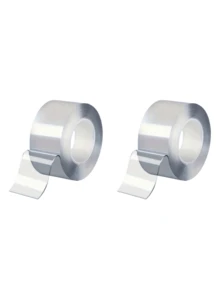 1pc Heavy Duty Double Sided Tape - Reusable, Residue-Free, Strong Adhesive, Multi-Purpose, Removable & Washable, Suitable For Home, Office & Car!1/3/5M Double Nano Tape Tracsless Double Sided Tape Transparent No Trace Reusable Waterproof Adhesive Tape - Multicolor - View 14