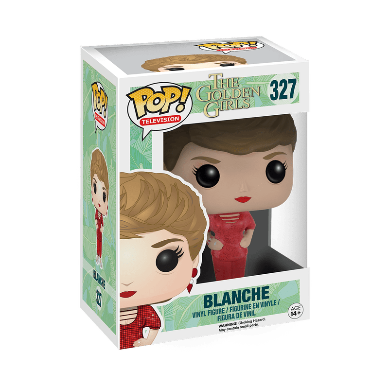 Funko Muñeca coleccionable de Blanche de Golden Girls, edición de coleccionista en vinilo - Opción de regalo - Mercancía oficial - Coleccionable para adultos - Imprescindible para los fanáticos de la serie de televisión de fantasía