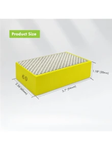 1 Piece/4 Pieces Rhinestone Hand Polishing Pad, Ceramic Tile Glass Grinding Block Pad, Stone Marble Ceramic Grinding Sand Disc Polishing Tool Grit 60/100/200/400 Tools - Multicolor - View 9