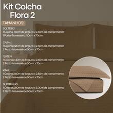 Ultrasonic Quilted Bedspread Set, Percale Soft Touch, 2 And 3 Pieces, Flora 2 Habitat, Single, Double, Queen, King And Super King Sizes. - 駝色 - 查看 8
