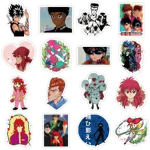 50PCS Cute Cartoon Character Doodle Stickers For Suitcases, Laptops, Water Bottles, Helmets, Stationery, And Desktop Decorations - Multicolor - View 5