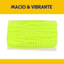 NYBC 10mm Pom Pom Ribbon (25 Meters) | For Use In Costumes, Headbands, And Clothing. - Hoja verde - 225 - Ver 3