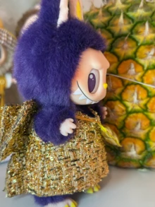 Pop Mart Fashionable & Cute Cartoon Monster Plush Doll, Suitable As Gift For Friends - Purple - View 11