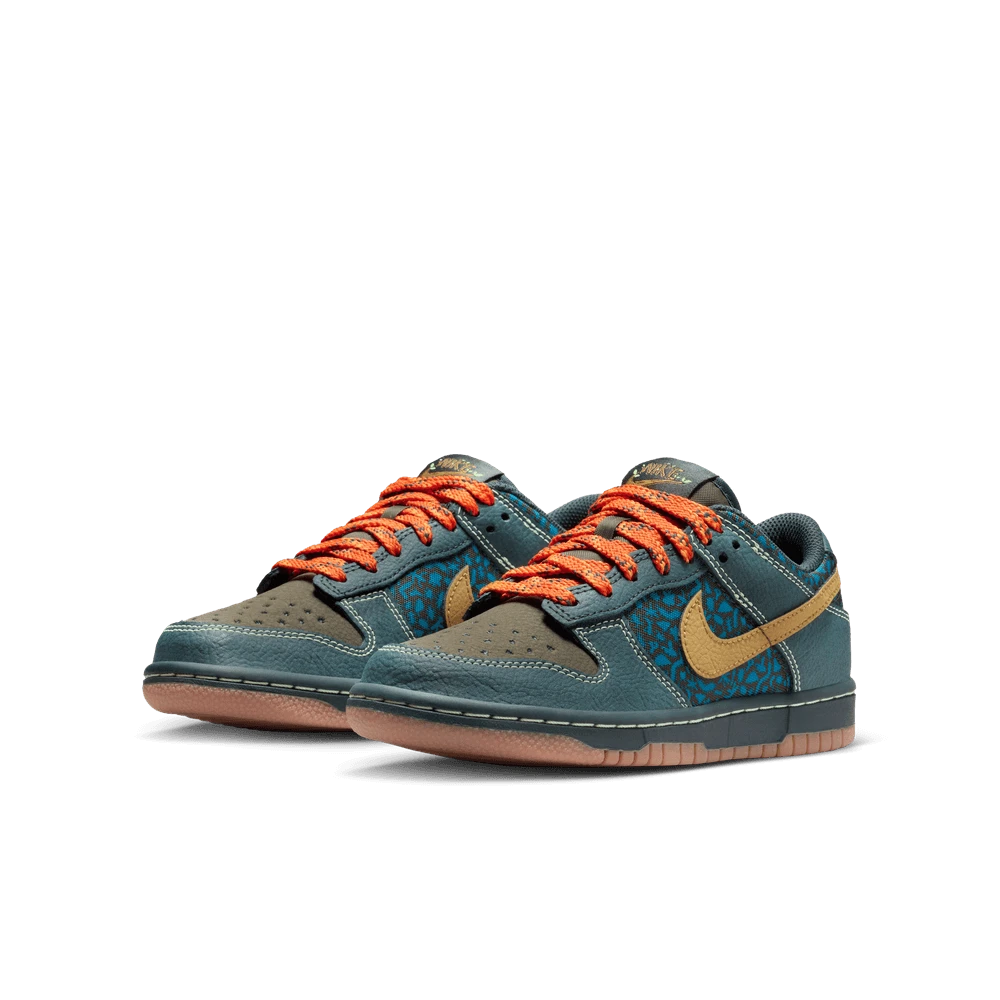 Nike Dunk 舒適時尚 低筒 兒童休閒鞋 藍色 男女同款 IH4042-364 - 藍色 - 查看 1
