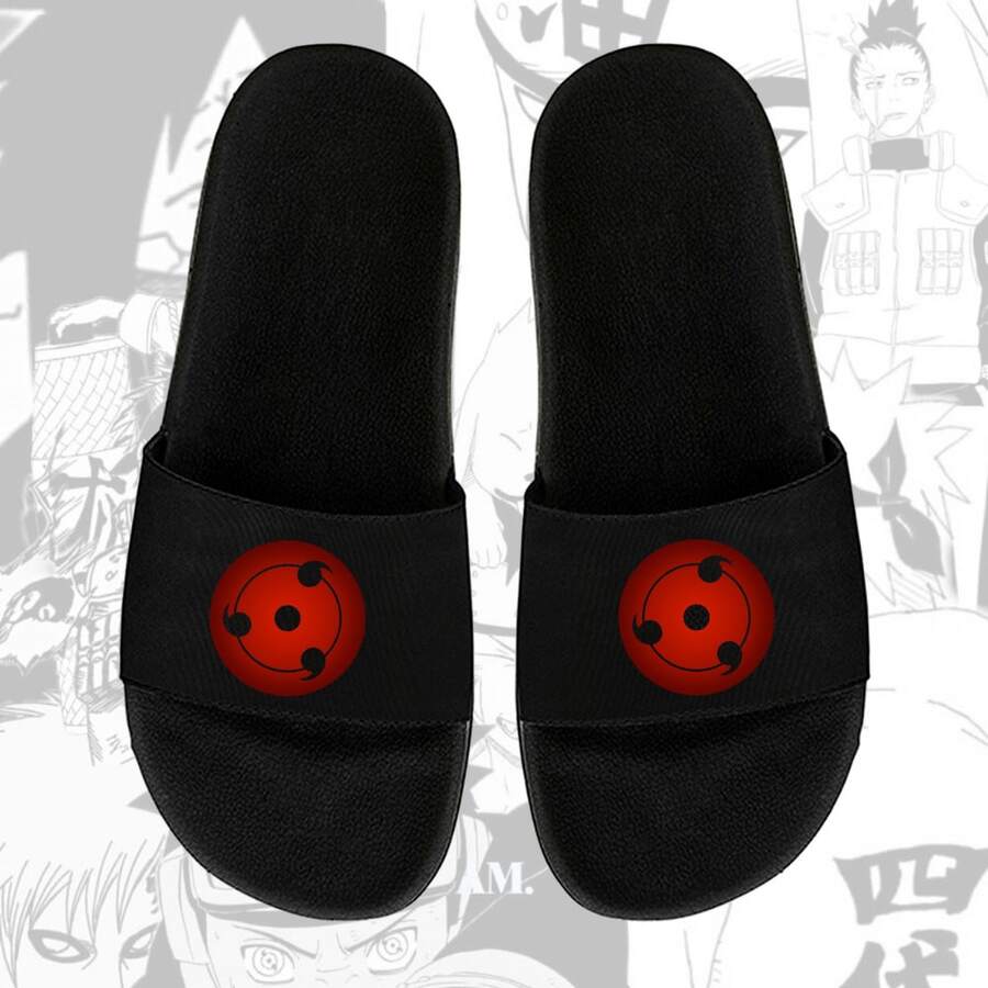 CHINELO SLIDE N A R U T O - Coleção - Nove caudas/Akatsuki/ANBU/Uchiha/Gaara/Itachi/Sharingan
