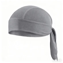 Musion Durag For Men Cycling Pirate Hat Breathable Mesh Pirate Bandana Cap Sweat Absorbent Helmet Inner Head Cover