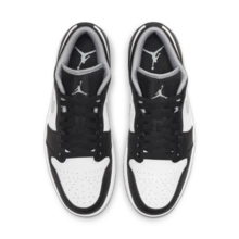 耐克 Air Jordan 1 Low 男子篮球鞋 553558-040 - 黑/灰 - 查看 5