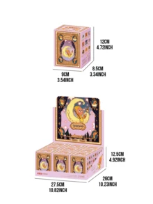Pop Mart LABUBU Starry Scene Lighting Figurines, Official Authorized Collectibles, 10 Styles (9 Regular + 1 Hidden), Magical Lighting Effect + Adorable LABUBU Elements, Durable Material And Exquisite Details, Suitable For Displaying On Desktops/Bookshelves At Home/Office, Adding Fantastical And Creative Touches To Any Room, Perfect Gift For Couples/Teens/Adults, Must-Have Collection For LABUBU Fans - Multicolor - View 6