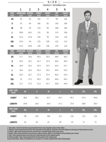 Chinese Suit For Men 2 Piece Suits Slim Fit Chinese Tunic Suits Stand Collar Weddig Prom Suit Blazer Pants Set - 藏蓝色 - 查看 5