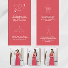 Long Dress Multi-Shapes Tie Bridesmaid Wedding Bride Graduation Various Shapes Feminine Party Glamour - 西瓜粉 - 查看 8