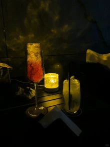 1 PC RGB Room Ceiling Decoration Night Light Multifunctional Water Ripple Projection Light Ocean Waves Rotating Atmosphere Light With Remote Control, Using Colorful LED Projection To Create A Magical Atmosphere, Suitable For Living Room, Bedroom - 16-color RGB Ocean Wave Ambient Light - View 3