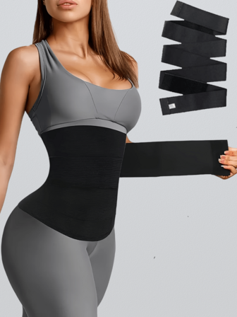 1pc Women Waist Wrap Corset Belt Elastic Adjustable Postpartum Abdomen Shaper
