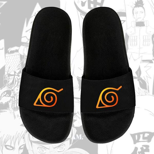 CHINELO SLIDE N A R U T O - Coleção - Nove caudas/Akatsuki/ANBU/Uchiha/Gaara/Itachi/Sharingan