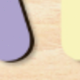 Pink and Purple, 3 Rows, Names With Nails