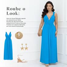 Women Dresses - Blue - View 7