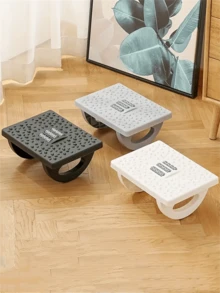 1pc Massage Function Rocking Footrest, Ergonomic Design For Office Desk Use To Relieve Stress And Fatigue, Comfortable And Healthy Home Accessory For Office, Study, Living Room, Suitable As Gift For Leaders, Friends And Family On Christmas, Thanksgiving, Valentine's Day - Multicolor - View 10