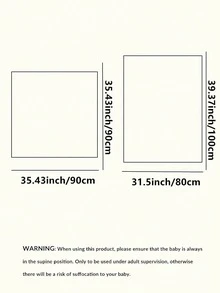 1 chiếc chăn trẻ em bằng cotton mềm mại họa tiết hoa có viền nhún bèo, chăn cũi trẻ sơ sinh ấm áp - Màu Hồng baby - Xem 6