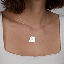 1pc Customized Pet Photo Dog Tag Pendant Necklace, Stainless Steel Memorial Jewelry, School Supplies, Back To School, School Gifts, Office Supplies, Classroom Supplies, Teacher Gifts, College Supplies, Coworker Gifts, Dorm Supplies, Suitable For All, Youth Accessories, Middle School, High School Students - Dog Bone Necklace - View 6