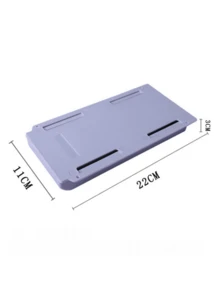 1pc Private Drawer, Under Desk Drawer, Self Adhesive Pen Pencil Tray, Hidden Under Table Storage Box, Sliding Compartment Organizer For Home Office School Study Room Desk Storage Organization. - Grey - View 11
