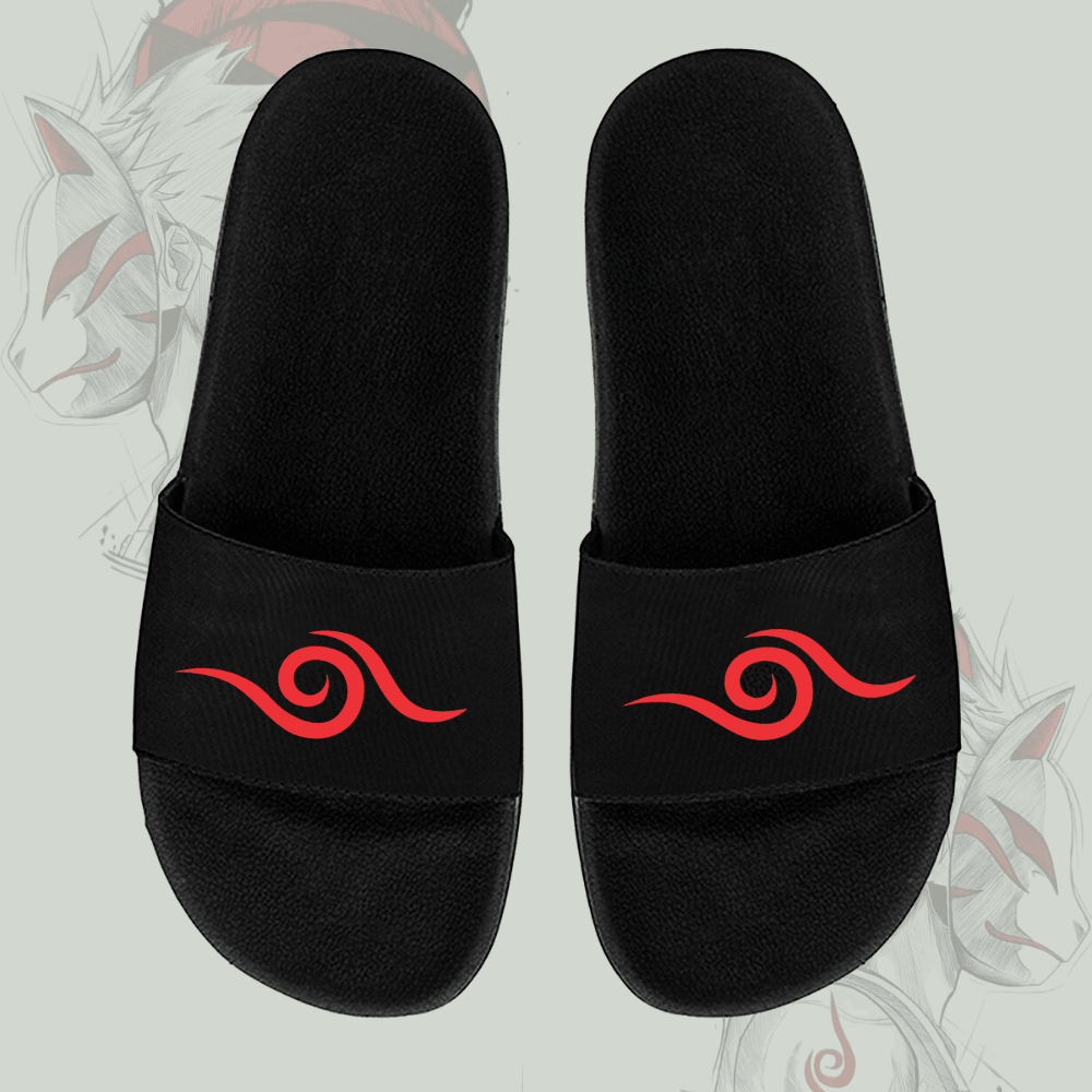 CHINELO SLIDE N A R U T O - Coleção - Nove caudas/Akatsuki/ANBU/Uchiha/Gaara/Itachi/Sharingan