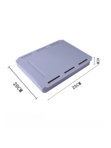 1pc Private Drawer, Under Desk Drawer, Self Adhesive Pen Pencil Tray, Hidden Under Table Storage Box, Sliding Compartment Organizer For Home Office School Study Room Desk Storage Organization. - Grey - View 10
