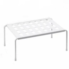 1 peça de sapateira expansível de várias camadas em cores sólidas, organizador de sapatos e chinelos de plástico que economiza espaço para cozinha, sala de estar, dormitório