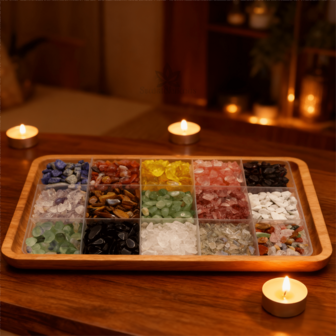 15 Colors Decorative Crystal Gravel Box, Small Decorative Stones Suitable For Flower Pots, Fish Tanks, Aquariums, Garden Planters, Home Decor, Indoor And Outdoor Landscaping