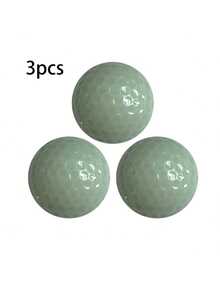 1 Bola/3 Bolas, Regalo perfecto para golfistas, Pelotas de golf que brillan en la oscuridad, Material de goma, Colores surtidos