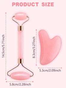 Herramienta facial Gua Sha Piedra de jade natural Gua Sha Masajeador para cara, ojos, cuello, antienvejecimiento, adelgazamiento y reafirmación, Herramientas faciales Gua Sha, Herramienta de jade Guasha para cara y ojos Piedra Gua Sha para reducir la hinchazón y esculpir la línea de la mandíbula Piedra facial Gua Sha Herramientas para el cuidado de la piel de la mujer - Multicolor - Ver 6