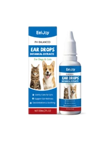Image showcasing Pet Ear Cleaning Solution, Cat & Dog Ear Wash Cleaner Liquid For Ear ...